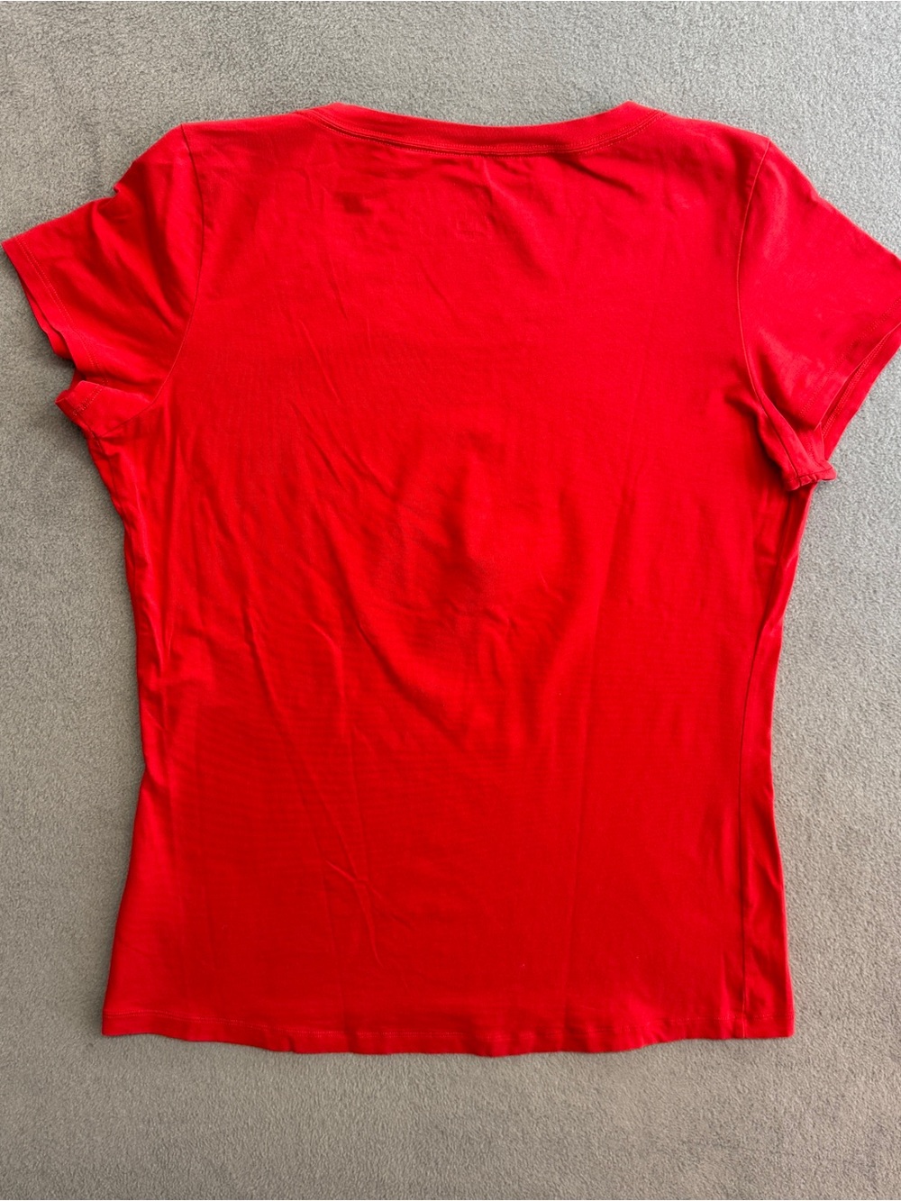 Arcteyx T Shirt Large Women's Short Sleeve Crew Logo Cotton Outdoor Red - Picture 2 of 10